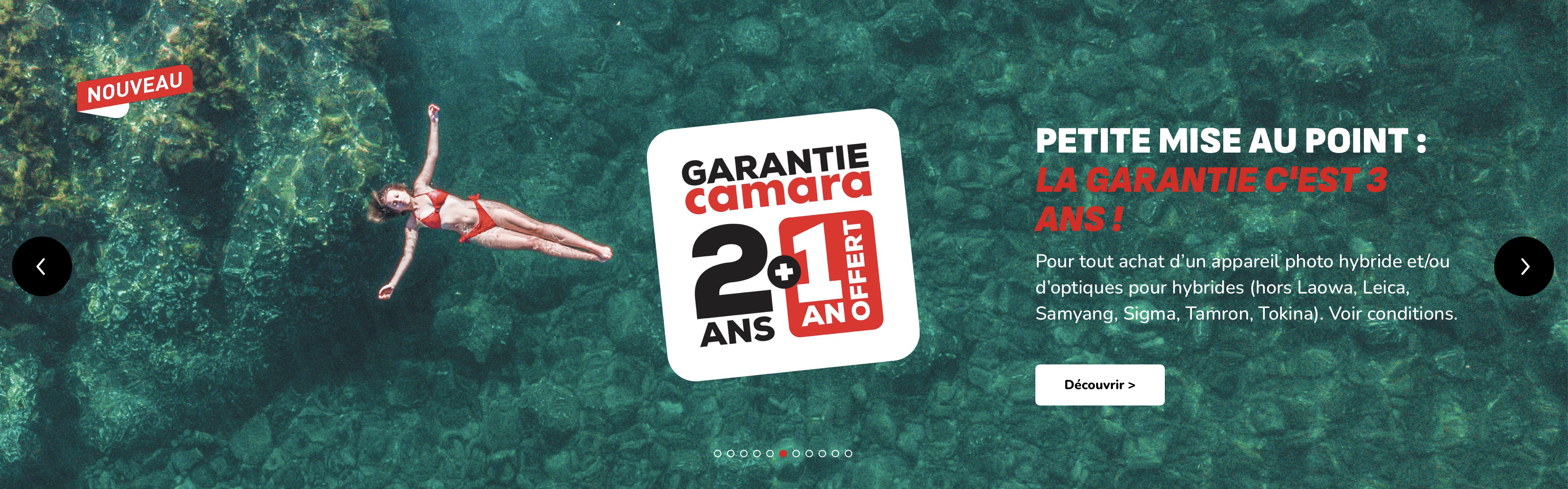 Garantie 2 ans + 1 an offert